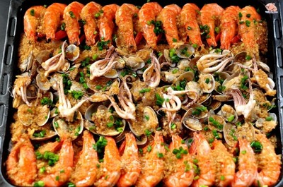 蒜蓉海鮮小咖的家常做法